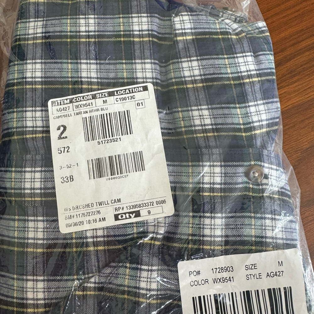 Jcrew Campbell Tartan Slim Medium - Picture 2 of 2